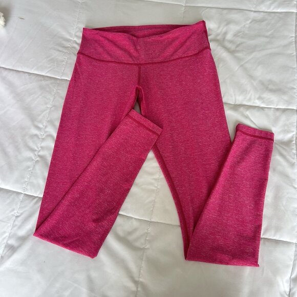 Lululemon Pants - Lululemon Womens 8 Leggings Hot Pink Heathered Yoga
